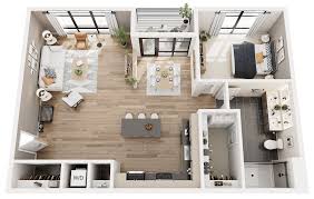 2 BHK Floor Plan
